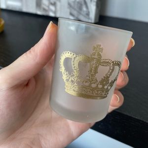 Gold Crown Shot Glass